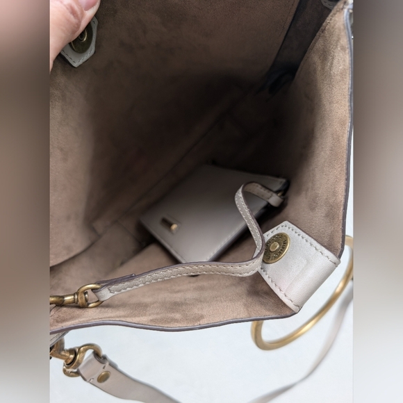 Rebecca Minkoff Gray Handbag with Gold Accent - Picture 6 of 8